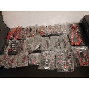 Paparazzi Jewelry Red Necklaces Lot Of 24 Pieces